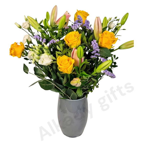 Blossom Harmony Flower Arrangement in Vase