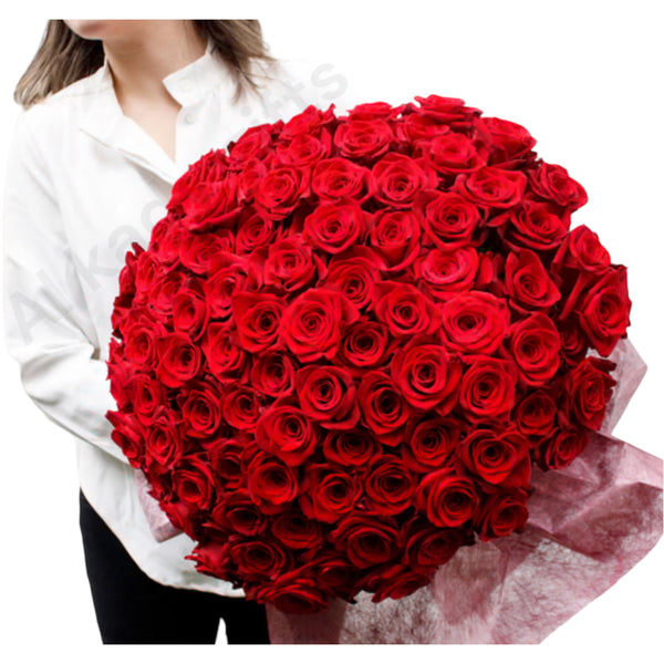 Fresh 101 Red Roses Bouquet