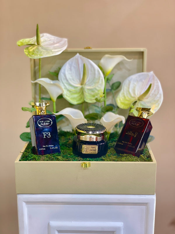 Arabic perfume arrangement